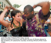 Marina and Modei at Jazz Fest 2001