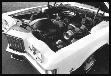 1972 Hurst SSJ Grand Prix, under the hood